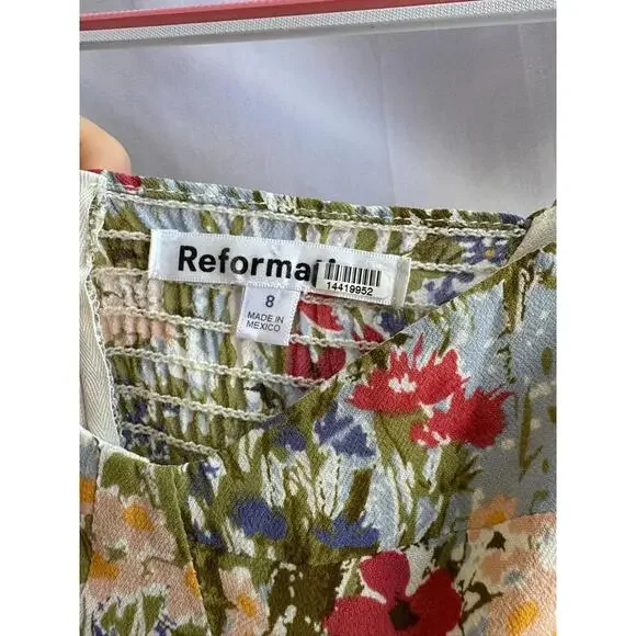 Reformation Yellow Nadira Dress Size 8 - Picture 5 of 5